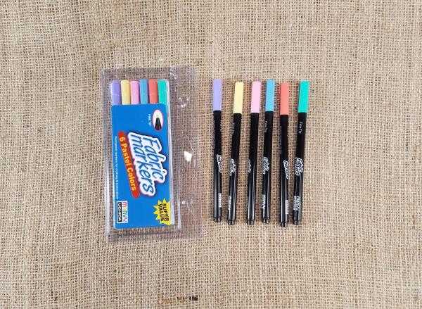 Pastel Skinny Fabric Markers picture