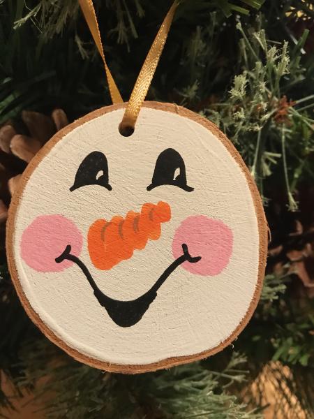 Snowman Face Ornament picture