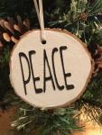 Skinny Peace Ornament