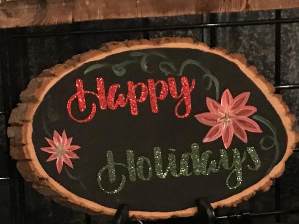 Tabletop sign - Happy Holiday