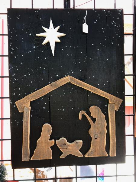 3D Nativity - Stained