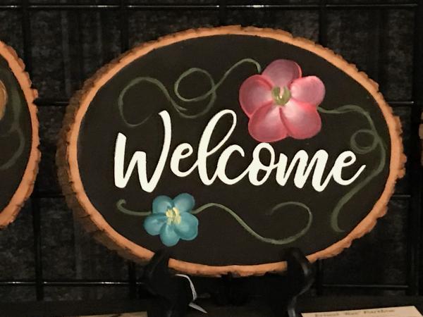 Tabletop sign - Welcome- small