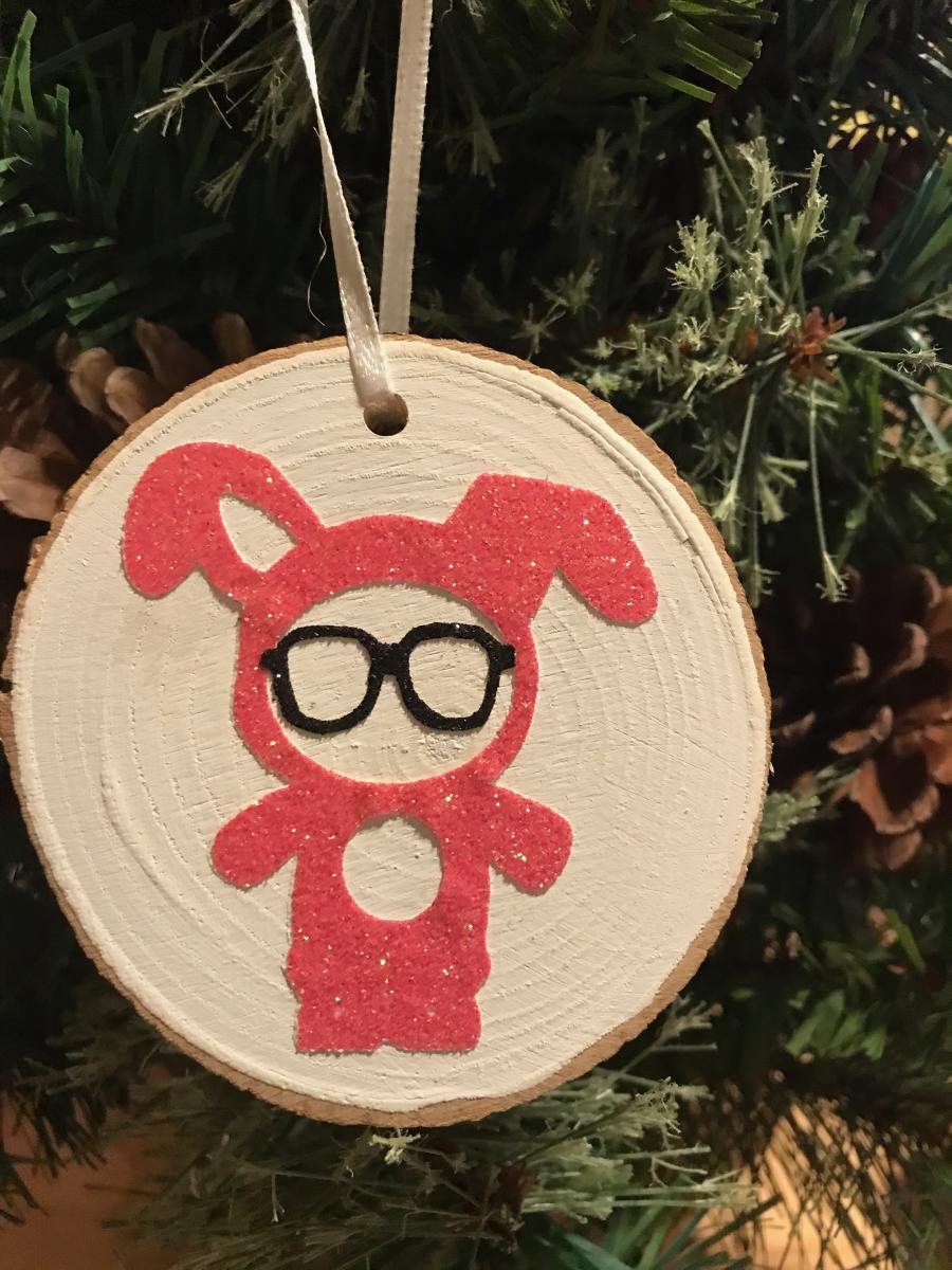 A Christmas Story Bunny Suit Ornament
