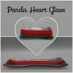 4&rdquo; x 8&rdquo; Sushi Plate &ndash; Red Opal/Silver Gray/Black Stringer