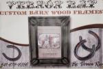Vernon Ray custom Barnwood frames