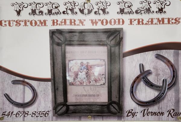 Vernon Ray custom Barnwood frames