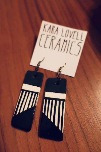 Black and White Earrings picture