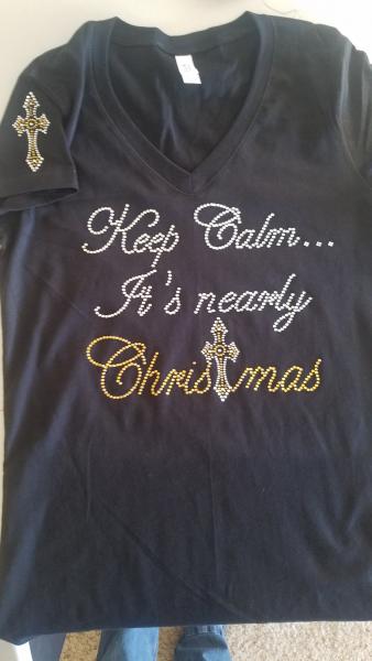 Keep Calm...It's Nearly Christmas/Apron picture