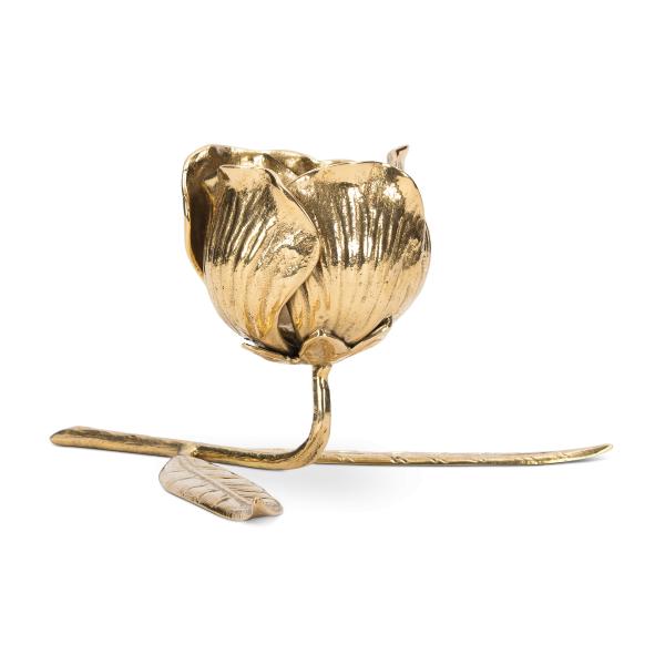 Brass Tulip Votive