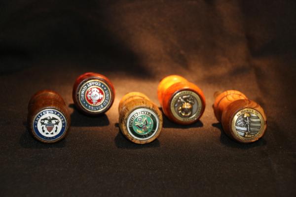 Wine Stoppers Honoring our Military picture