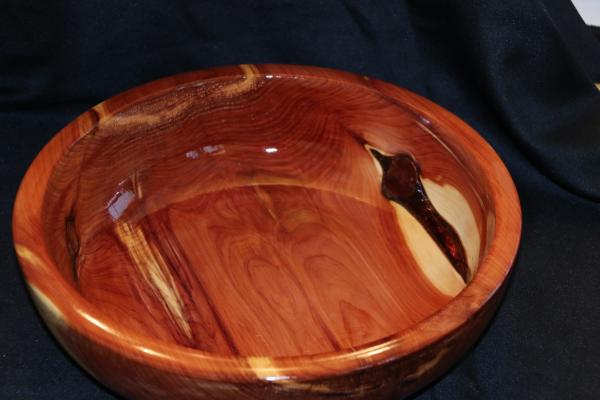Large Cedar adn Resin Bowl picture