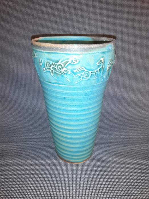 Tumbler in Deep Aqua