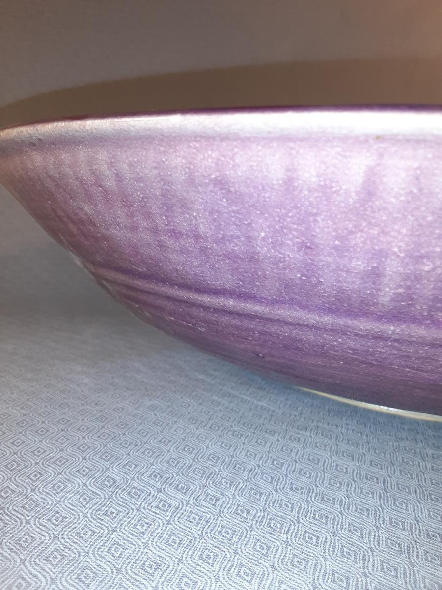 All Textured Large Extra Wide Bowl in Plum picture