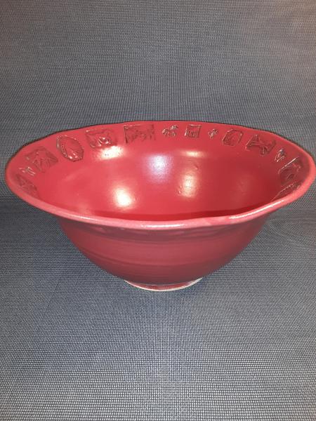 10 3/4" Wide Bowl in Red picture