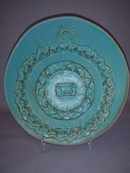 Landscape Bowl in Deep Aqua (E) picture