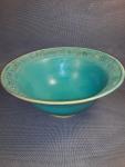 11 1/4" Wide Bowl in Deep Aqua