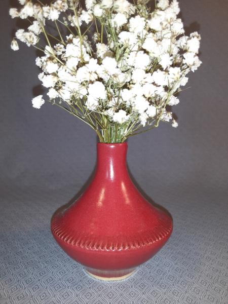 Bud Vase in Red #