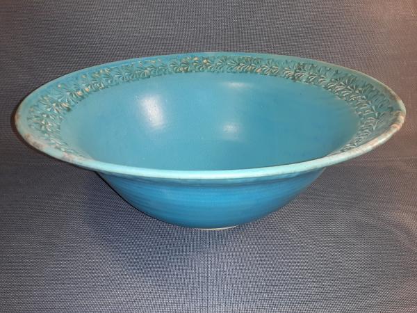 15 1/4" Wide Bowl in Deep Aqua