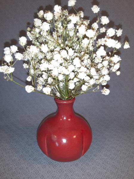 Bud Vase in Red #