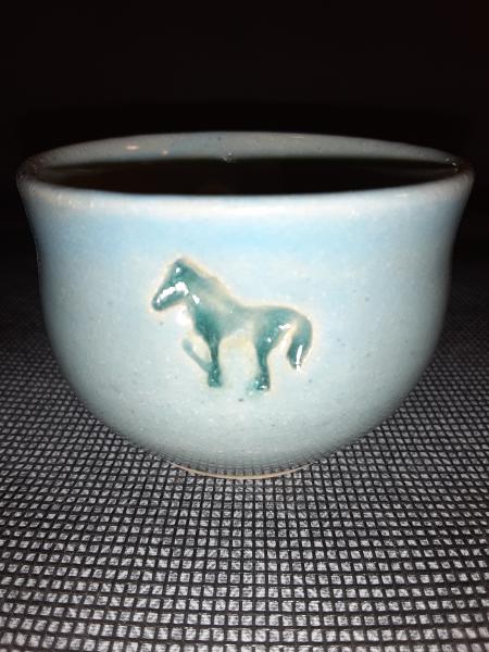 tea Cup in Blue Green