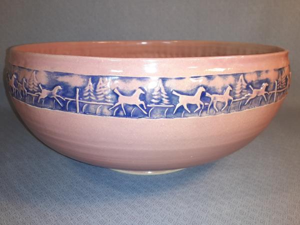 11 1/2" Round Bowl in Sea Coral picture