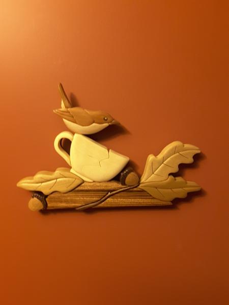 Wren on a cup