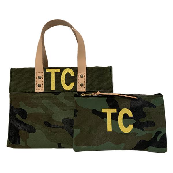 Camo Canvas Mini Tote & Pouch Set - Double Monogram picture