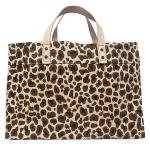 Leopard Canvas Large Market Tote