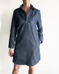 Boyfriend Shirt Dress - Denim