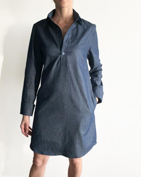 Boyfriend Shirt Dress - Denim picture