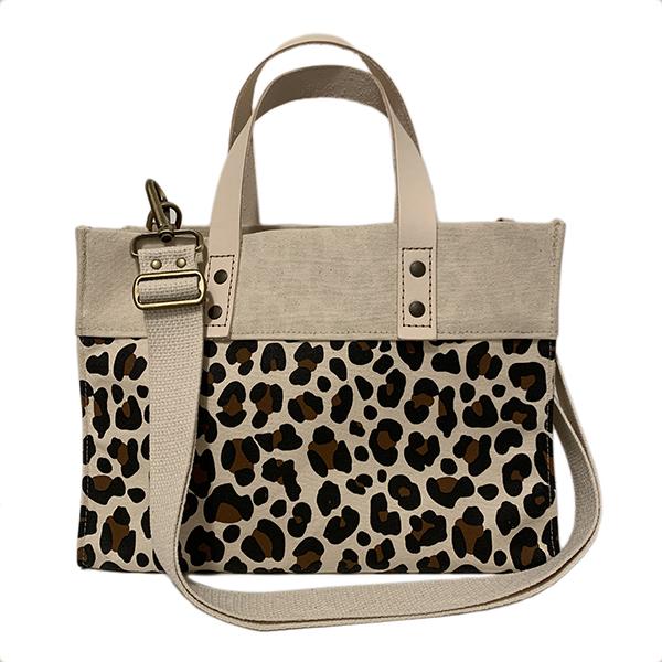 Leopard Canvas Mini Tote picture