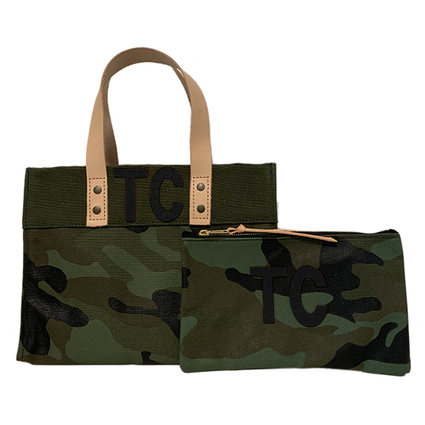 Camo Canvas Mini Tote & Pouch Set - Double Monogram picture
