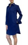 Boyfriend Shirt Dress - Royal Blue