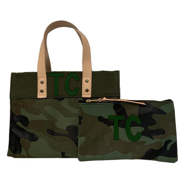 Camo Canvas Mini Tote & Pouch Set - Double Monogram picture