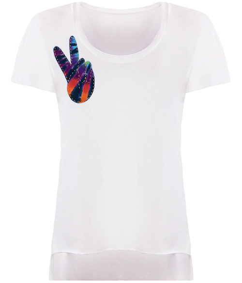 Peace Sign Tie Dye Tee picture