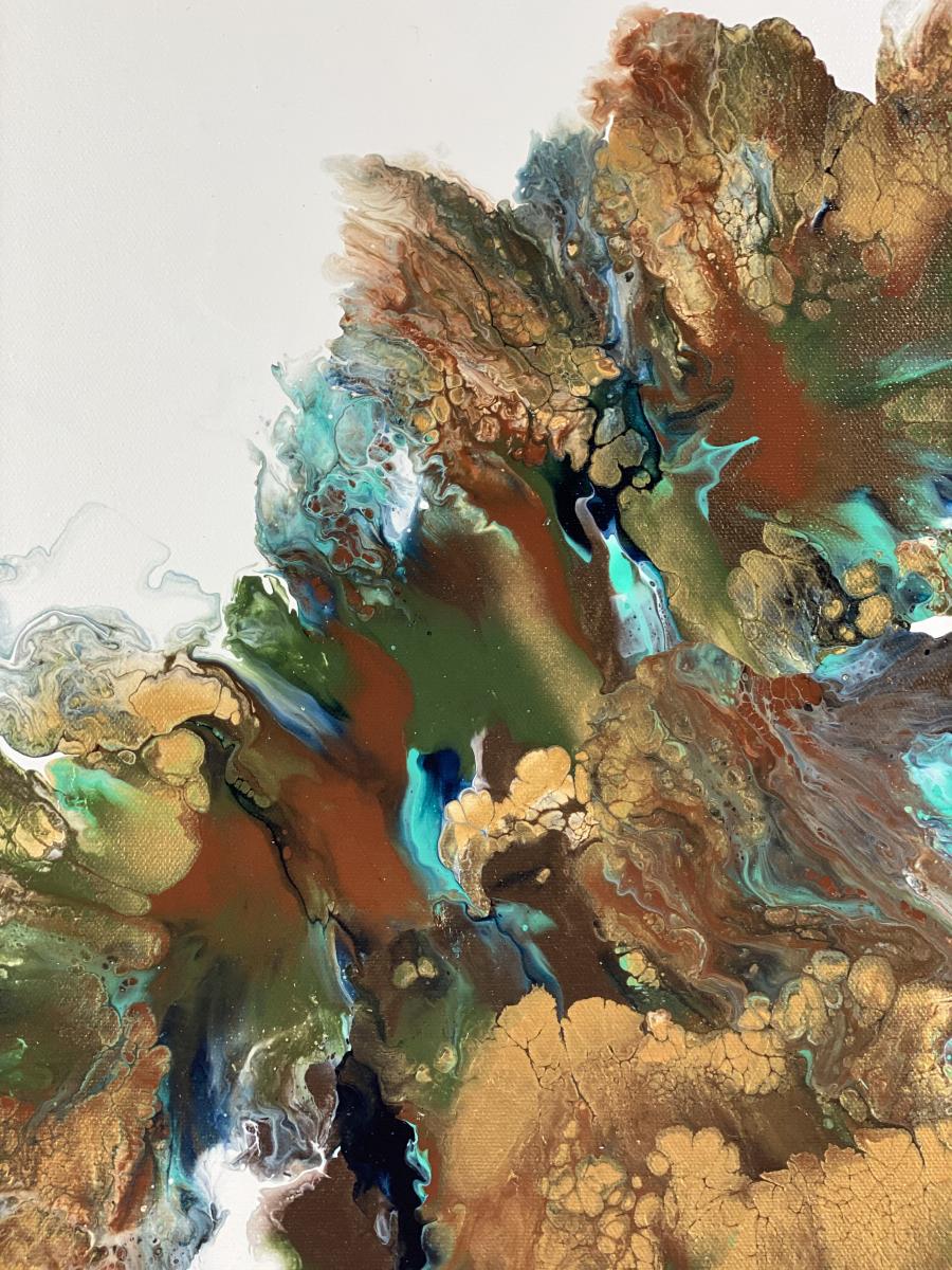 Original abstract artwork on a 12 x 16 inch canvas. picture