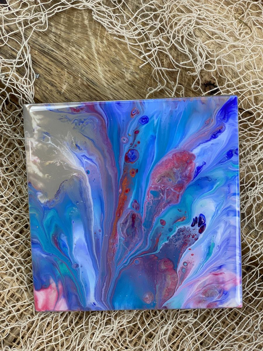 Hand Painted Coaster Set picture