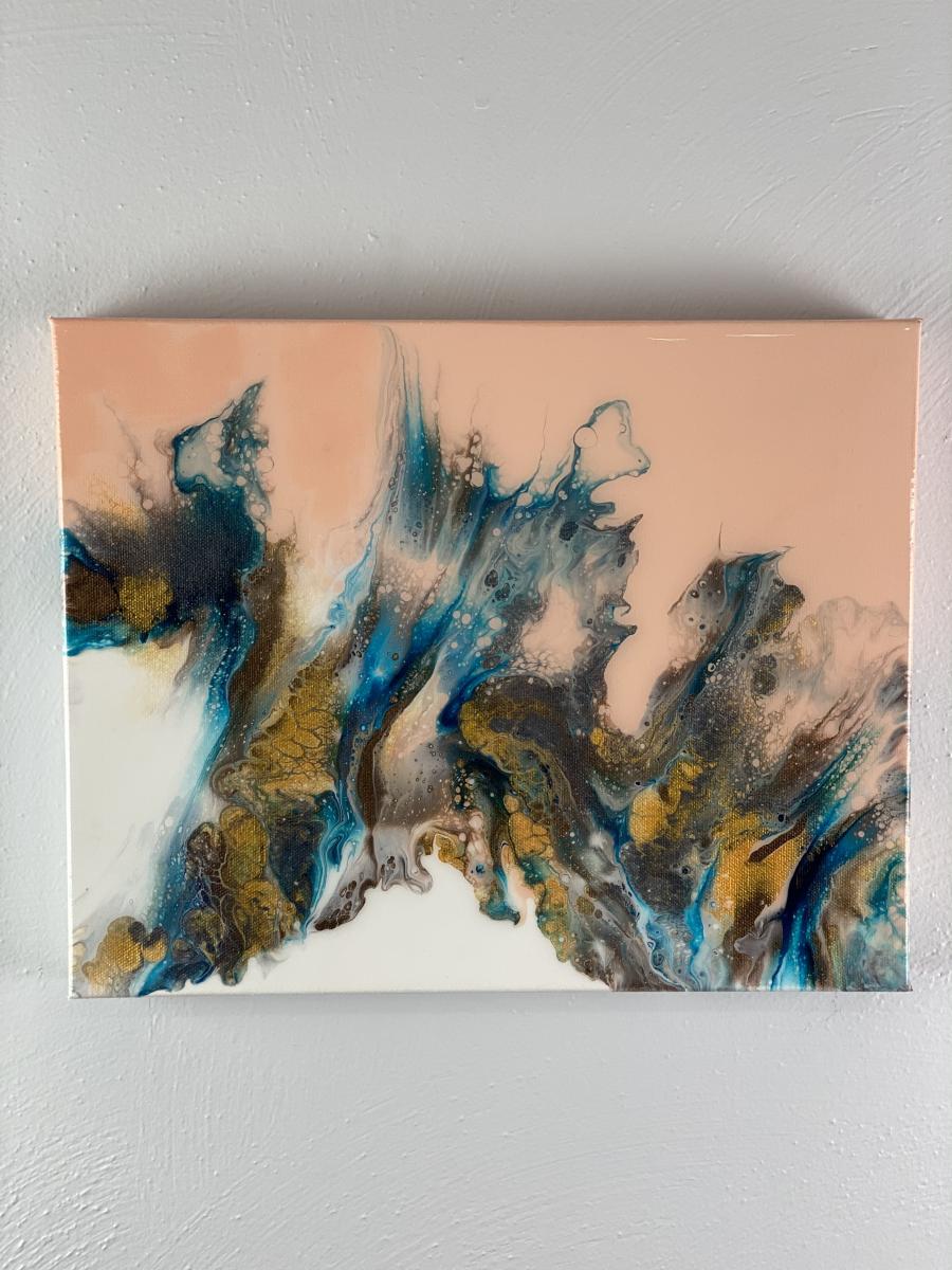 Original abstract artwork on an 11 x 14 inch canvas. picture