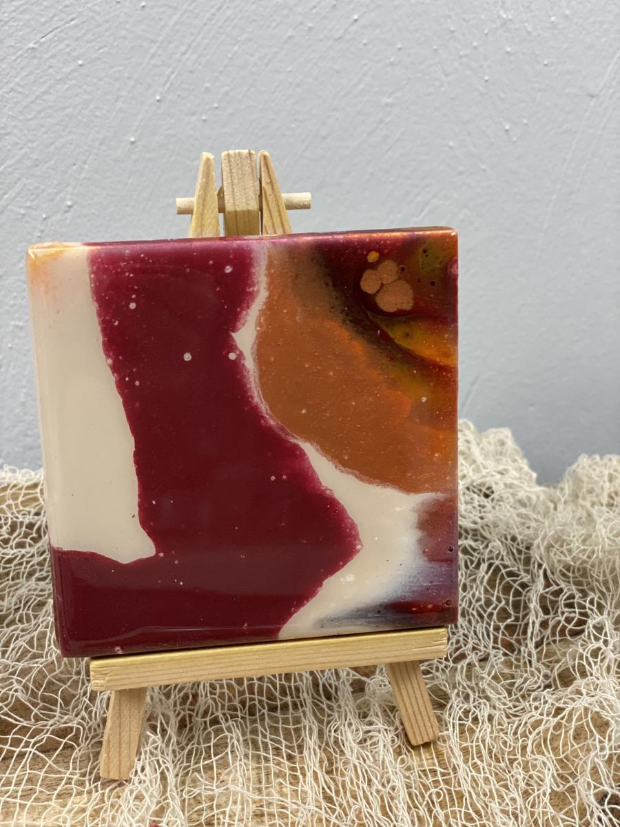 Hand Painted Coaster Set picture