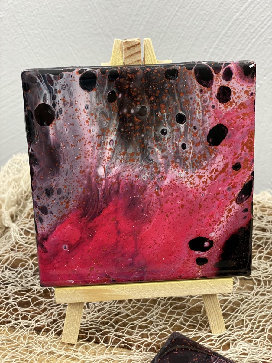 Hand Painted Coaster Set picture