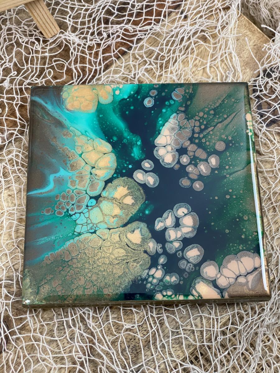 Hand Painted Coaster Set picture