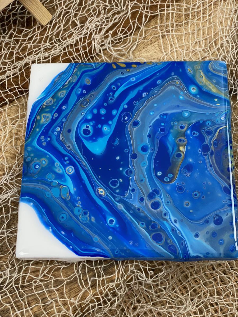 Hand Painted Coaster Set picture
