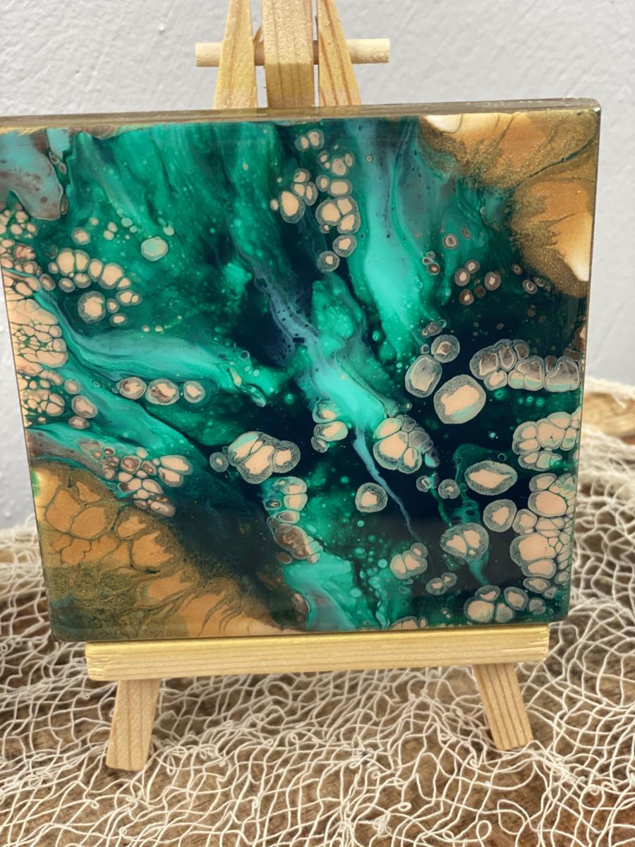 Hand Painted Coaster Set picture