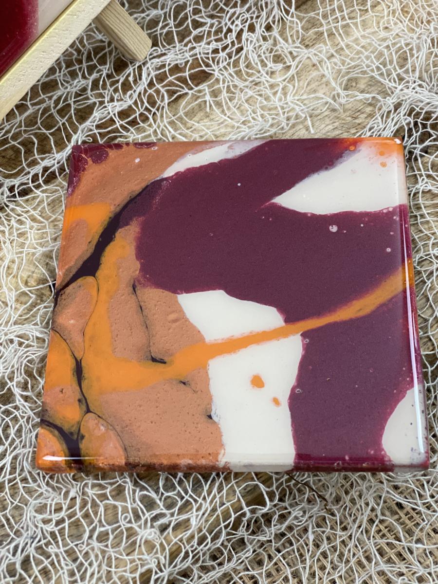 Hand Painted Coaster Set picture