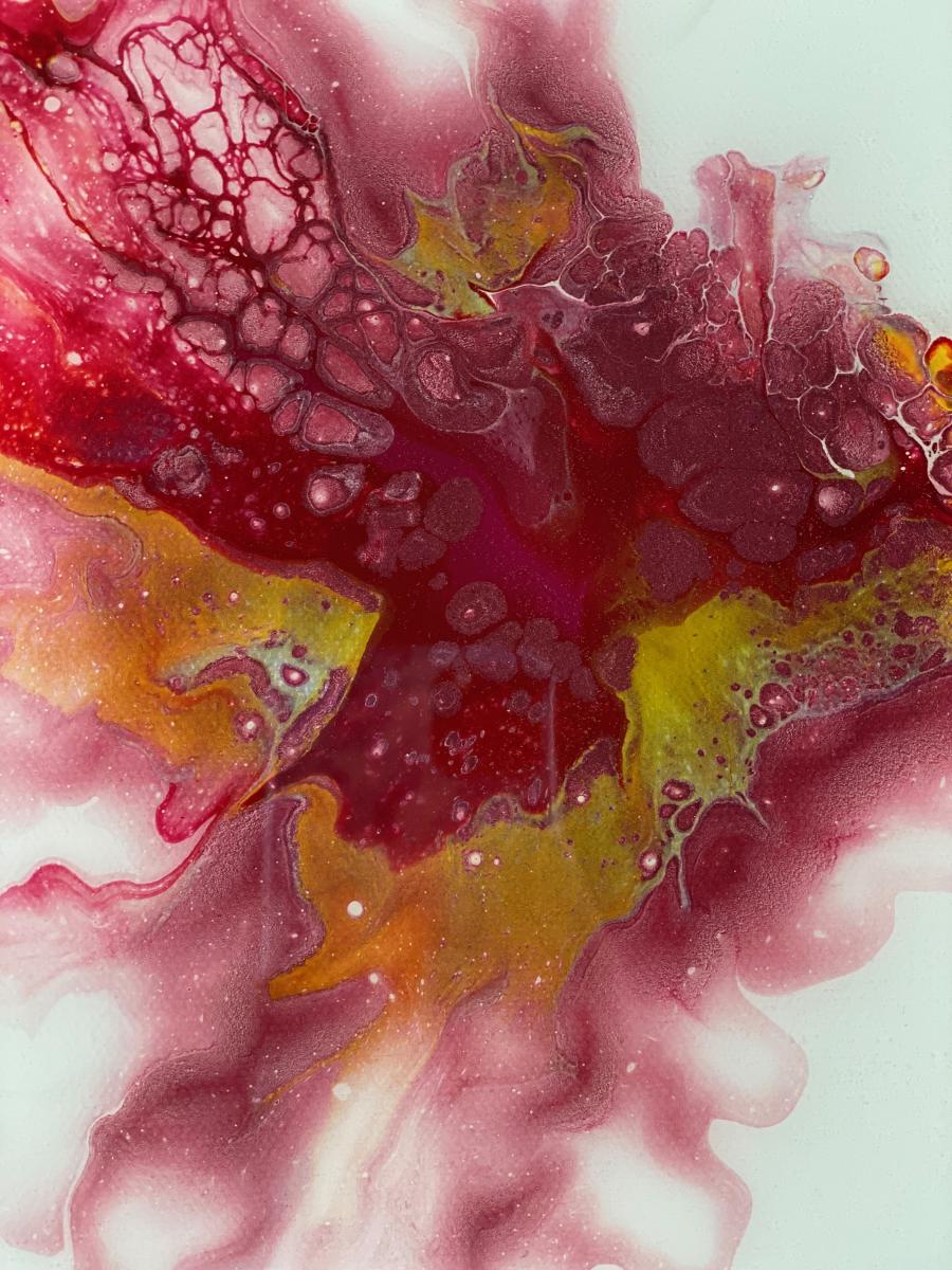 Small painting 8x8 inch canvas picture