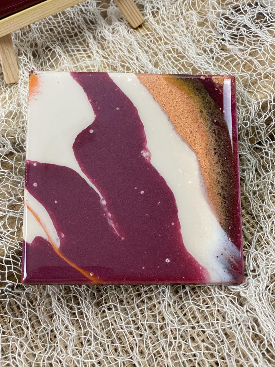 Hand Painted Coaster Set picture