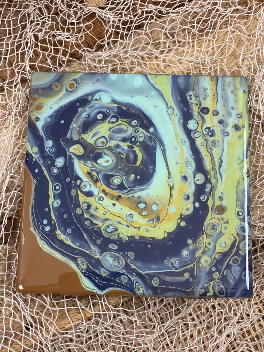 Hand Painted Coaster Set picture