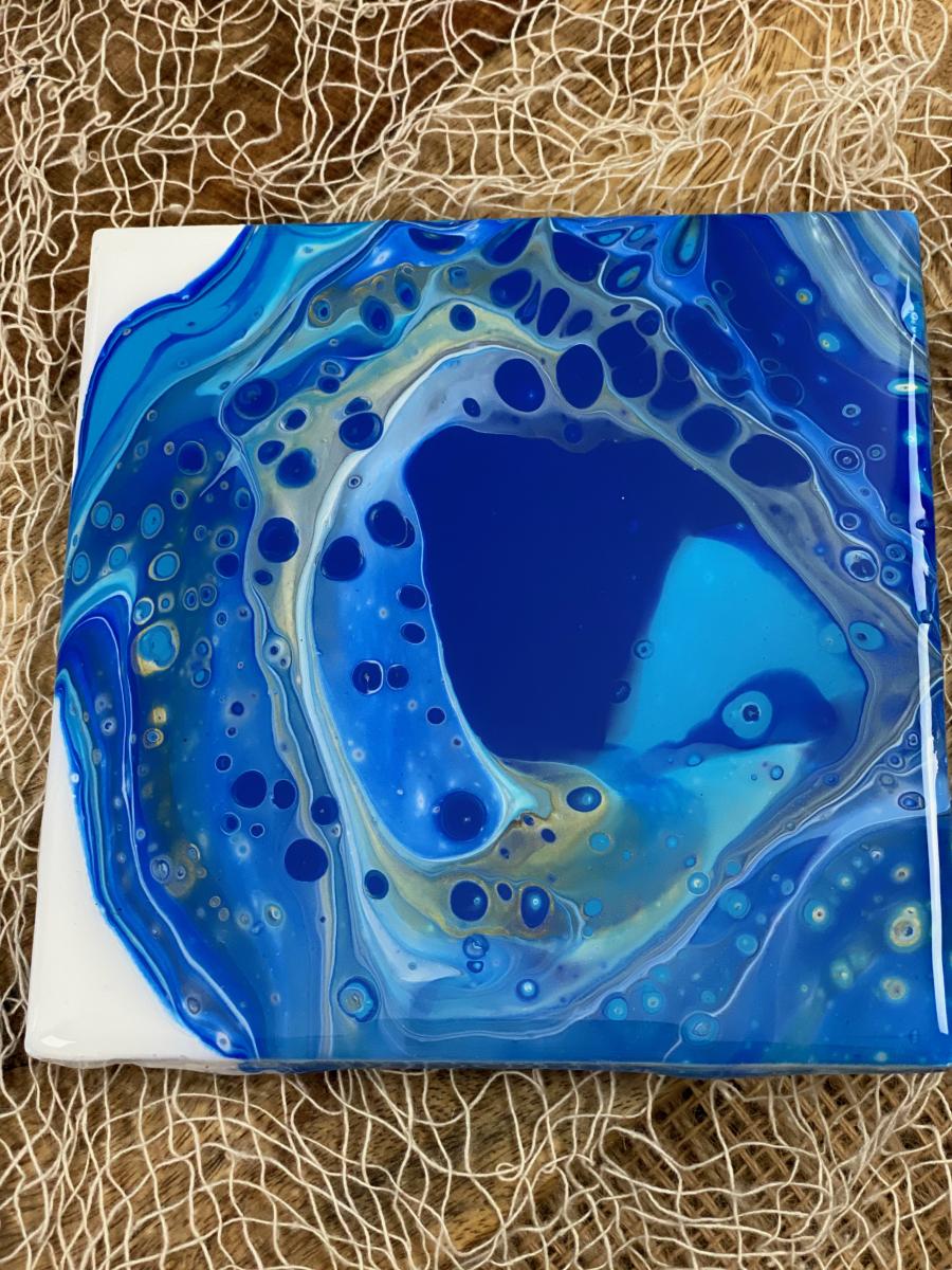 Hand Painted Coaster Set picture