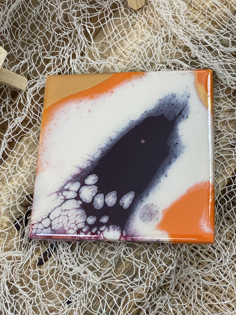 Hand Painted Coaster Set picture