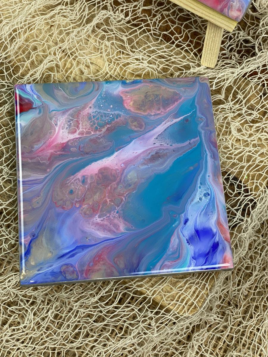 Hand Painted Coaster Set picture